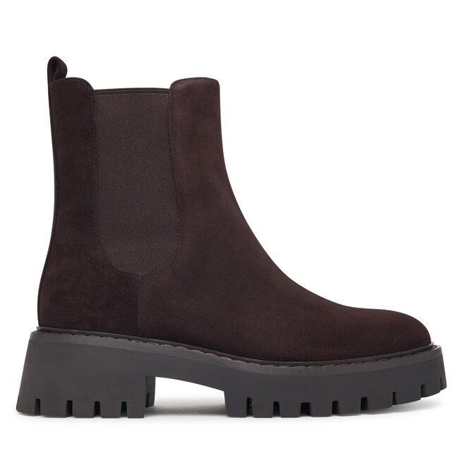 Sztyblety MICHAEL Michael Kors Asher 40F5ASFE5S Brązowy ciemny - kobiece