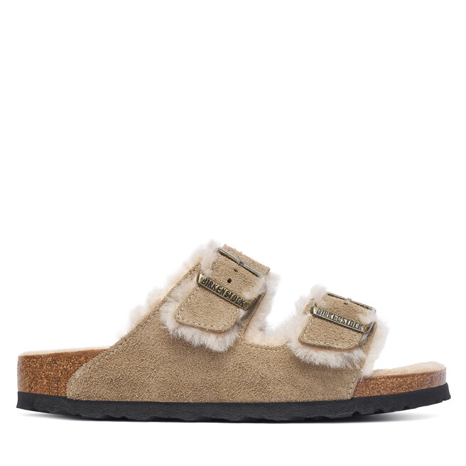 Klapki Birkenstock Arizona Shearling 1028293 Beżowy -