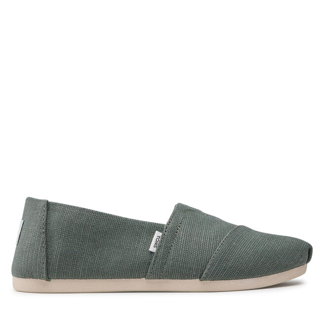 Półbuty Toms Alpargata 10017719 Zielony - kobiece