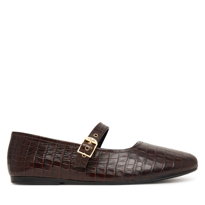 Baleriny Clarks Livia Jane 26327192 Brązowy -