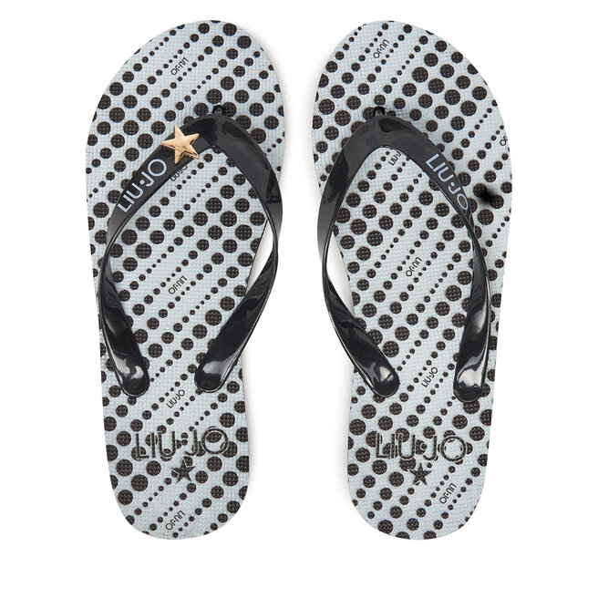 Japonki Liu Jo Ciabatta VA5187 E1005 Czarny -