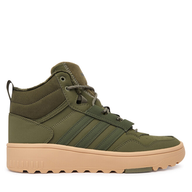Sneakersy adidas Hoops 4.0 Mid JQ5363 Khaki - męskie