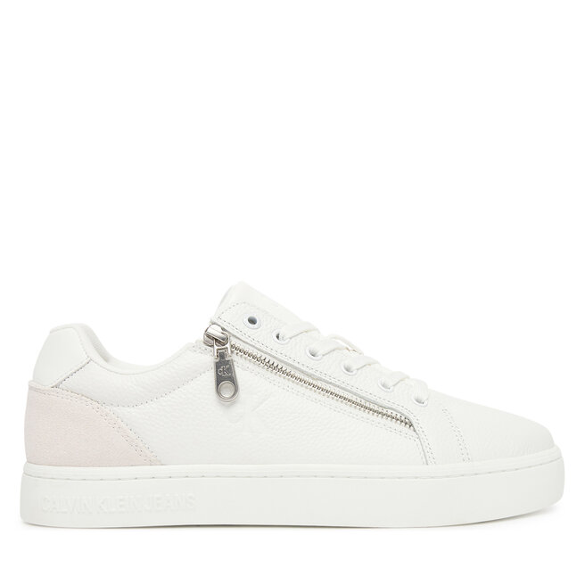 Sneakersy Calvin Klein Jeans Classic Cupsole Zip Low In YM0YM01318 Biały - męskie