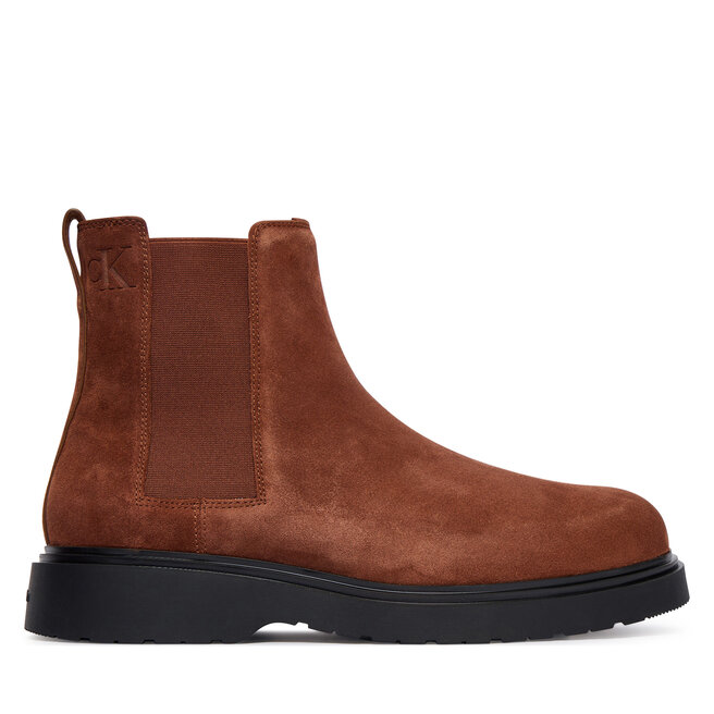 Sztyblety Calvin Klein Combat Ess Chelsea Boot Su YM0YM01372 Brązowy - męskie