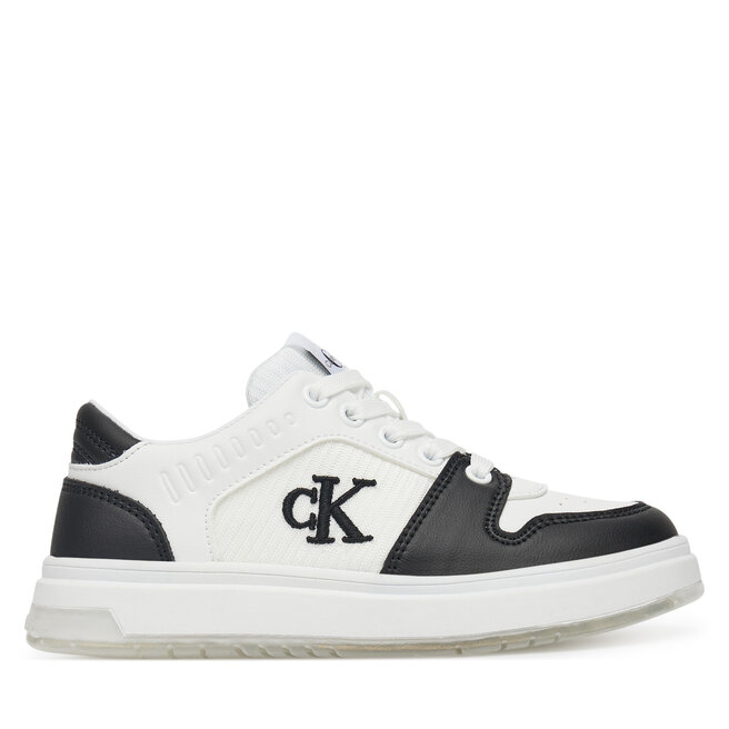 Sneakersy Calvin Klein Jeans Low Cut Lace-Up Sneaker V3X9-82093-1697 M Biały - chłopięce