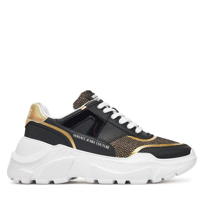 Sneakersy Versace Jeans Couture 78VA3SC4 Czarny - kobiece