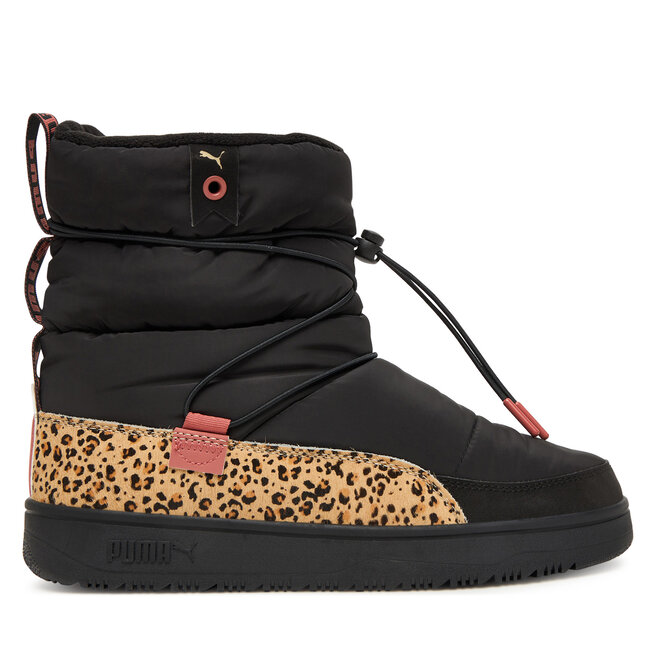 Śniegowce Puma Snowbae Wns Animal Flair 402654 01 Czarny - kobiece