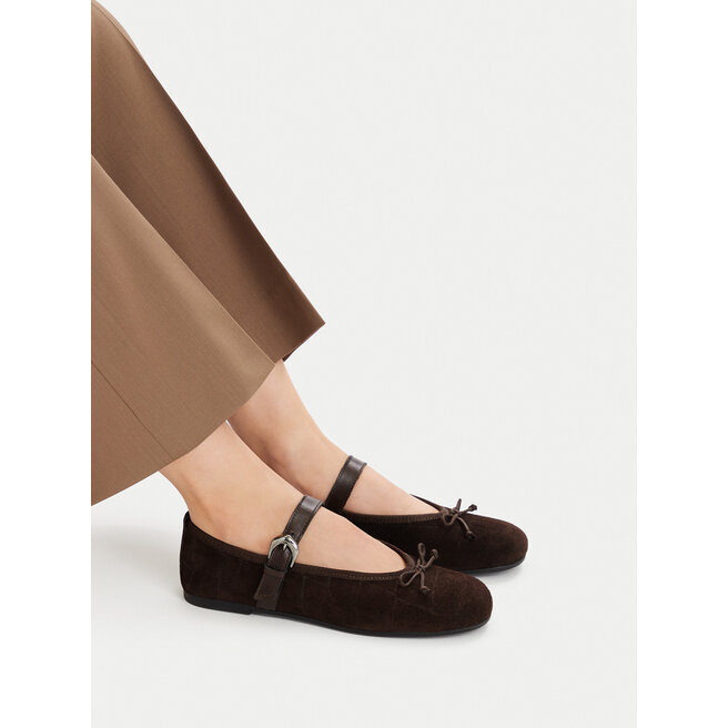 Baleriny GINO ROSSI C-24546LCP-DILETTA Brązowy -