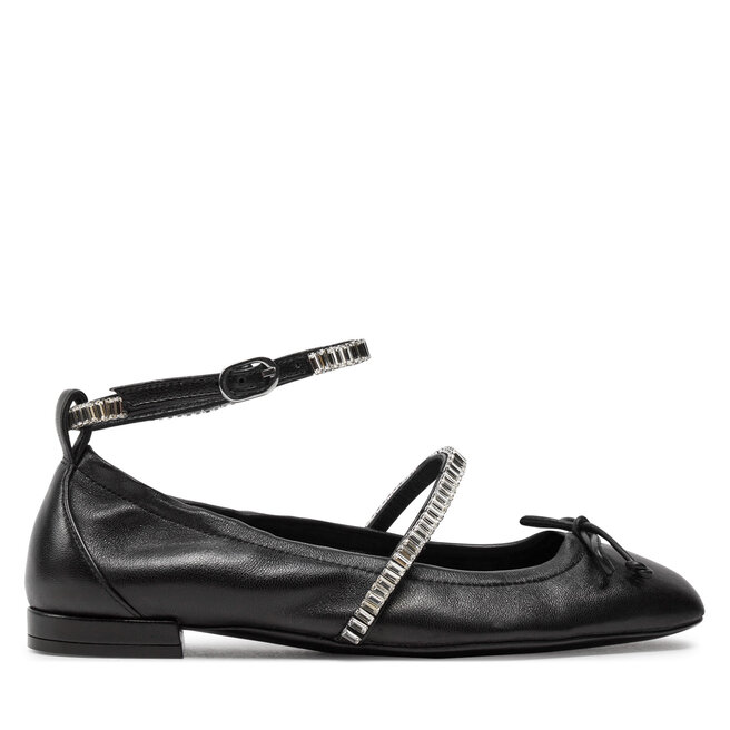 Baleriny Stuart Weitzman Stefannie Balet Flat SI443 Czarny -