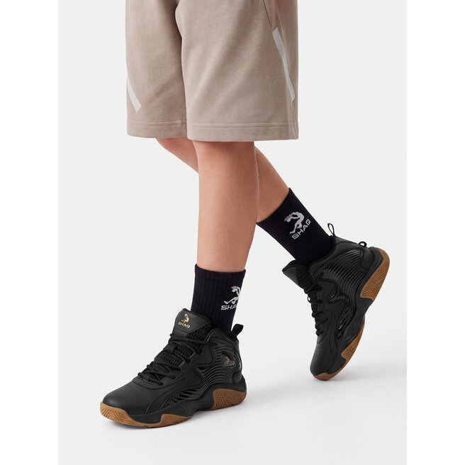 Buty do koszykówki SHAQ EO-DEVASTATOR 3.0 AQ95078B-B Czarny - dziecięce