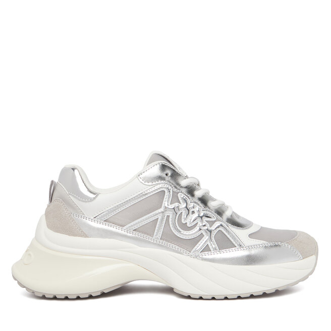 Sneakersy PINKO Ariel 33 SS0135 P141 Srebrny - kobiece
