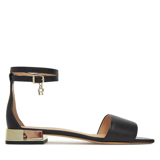 Sandały Aigner Fashion Saskia 6A 1251060 Czarny - kobiece