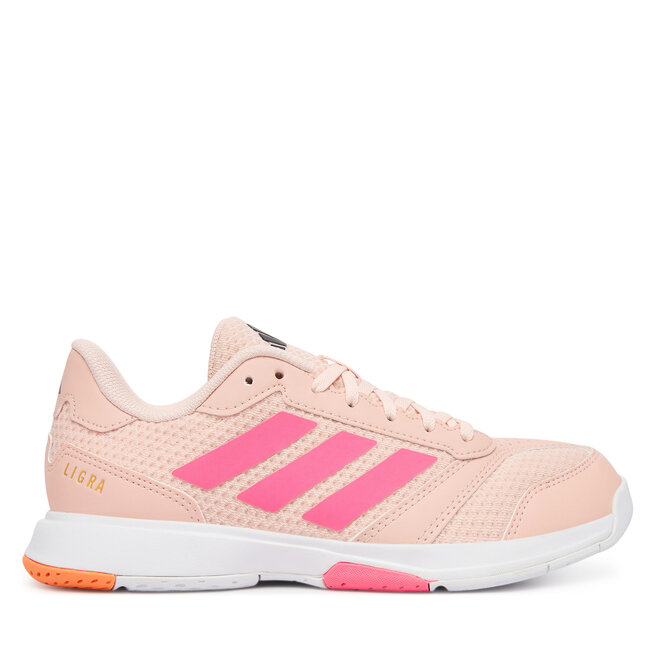 Buty halowe adidas Ligra 8 W JR7119 Pomarańczowy - kobiece