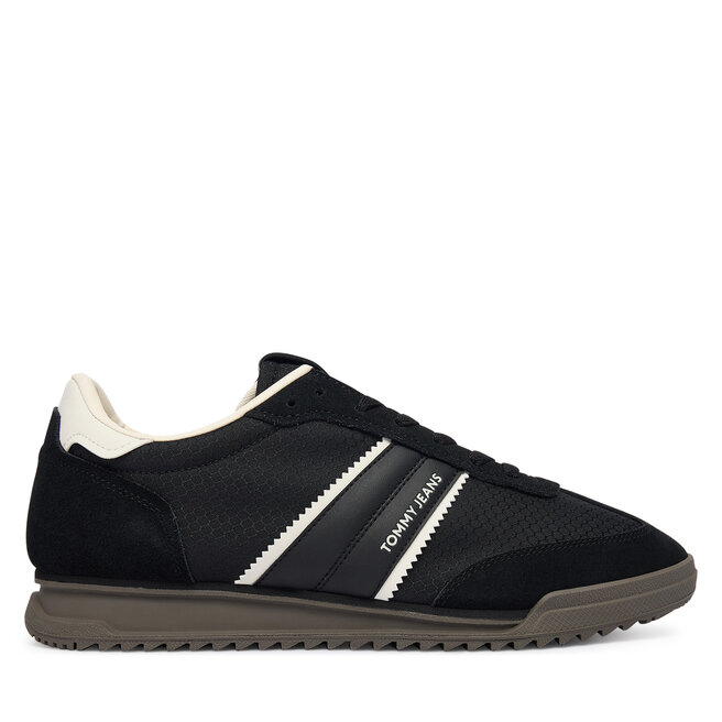 Sneakersy Tommy Jeans Tjm Retro Runner Cleated Winter EM0EM01664 Czarny - męskie