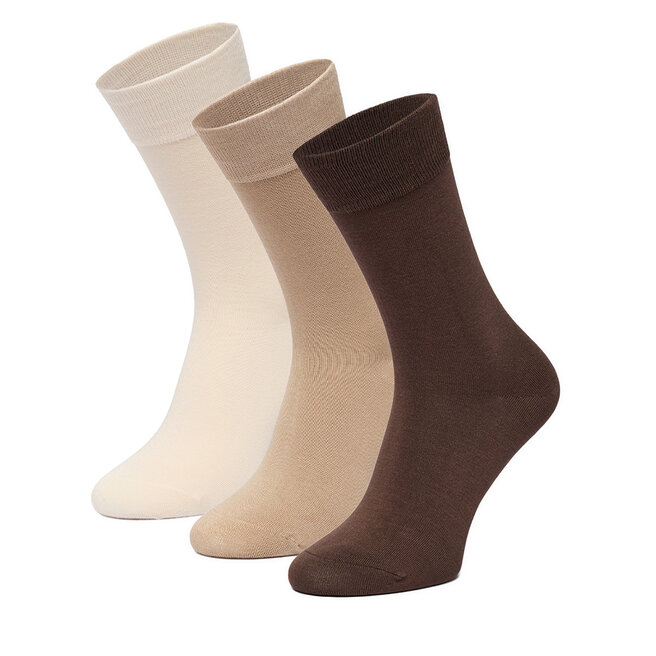 Skarpety długie GINO ROSSI CEO_AS_GR_01_W_AW26 (3-PACK). Beżowy - męskie