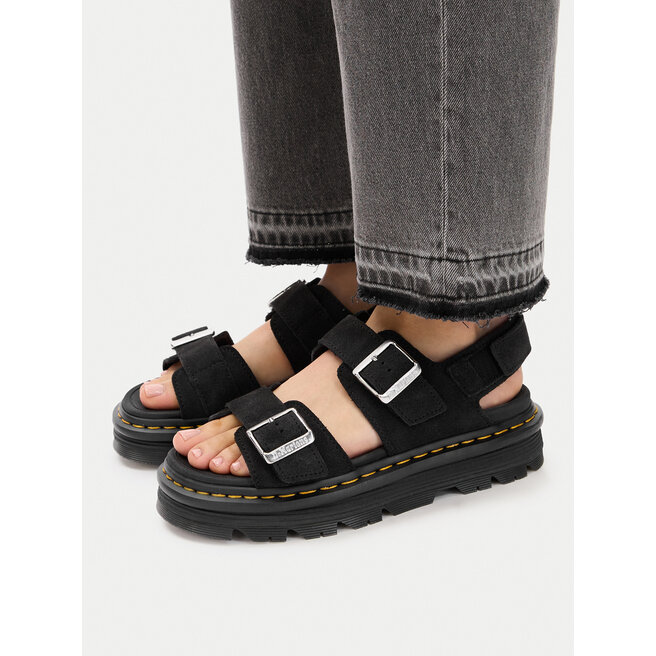 Sandały Dr. Martens Zebzag Sandals DM42689001 Czarny - kobiece