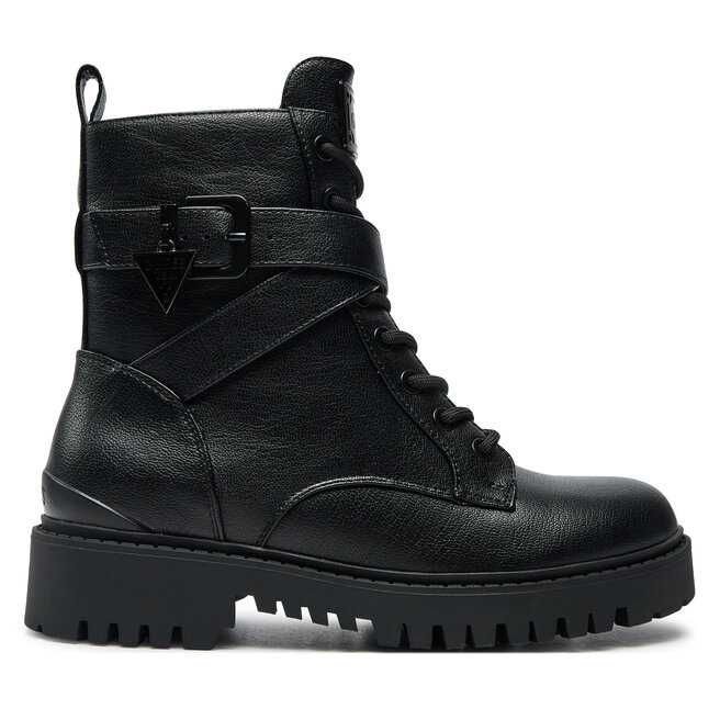 Trapery Guess Olsy FLFOLS ELE10 Czarny - kobiece