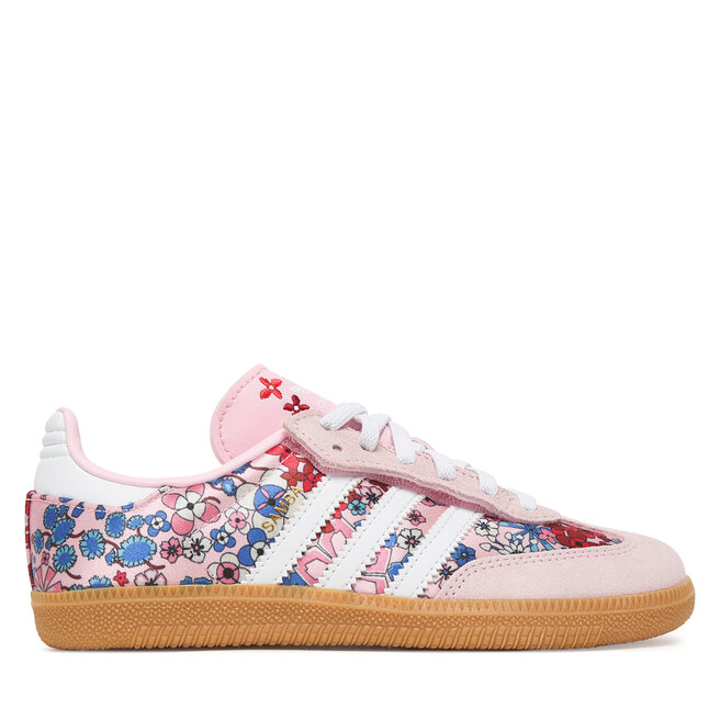Sneakersy adidas Liberty London Samba Og Comfort Closure Elastic Lace JQ2007 Różowy - dziewczęce