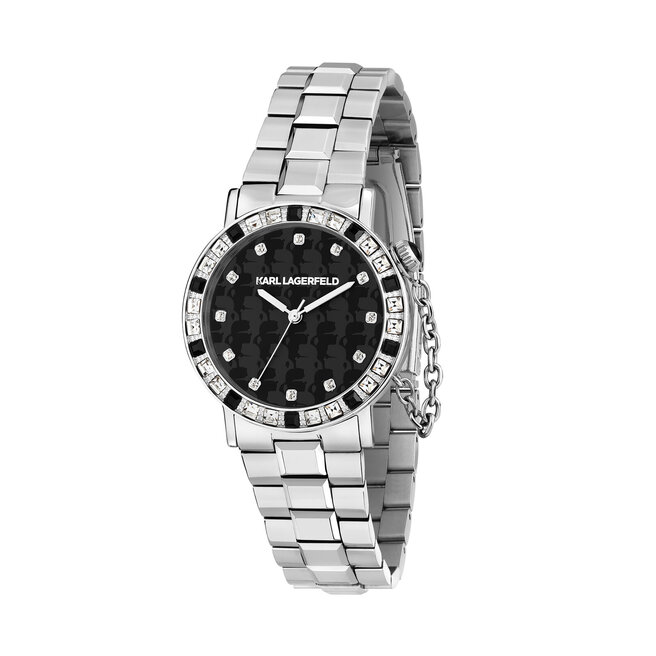 Zegarek KARL LAGERFELD R0553100502 Srebrny -