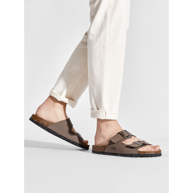 Klapki CMP Thalita Slipper 3Q91017 Brązowy -