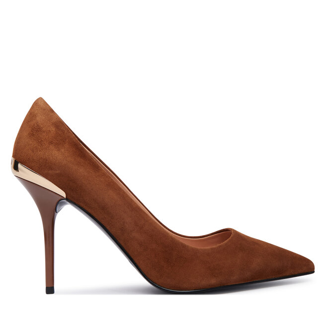 Szpilki LOVE MOSCHINO JA10459G0PJA0210 Brązowy - kobiece