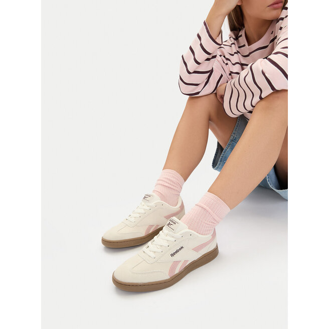 Sneakersy Reebok CEO-FORTE LOUNGER AR30252W-CQR Écru - kobiece