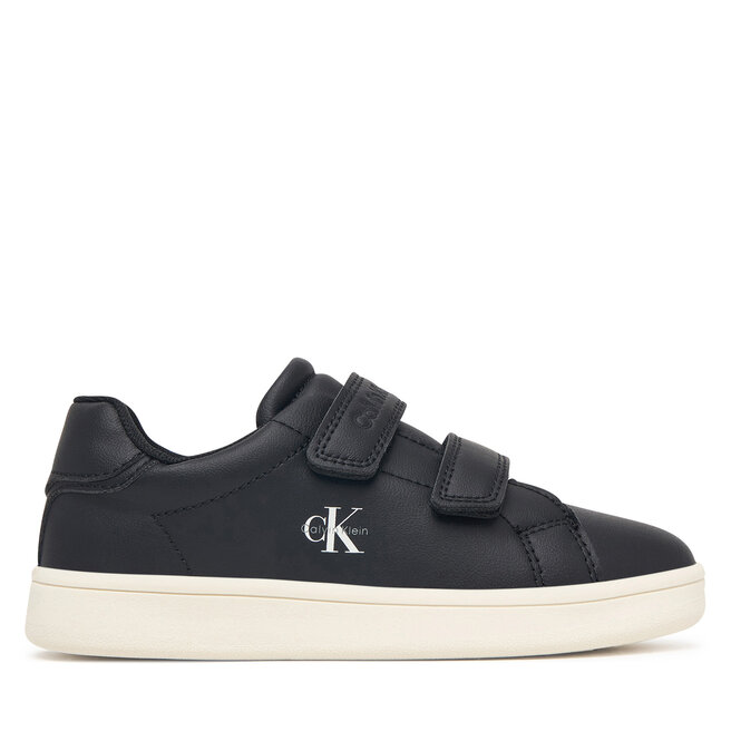 Sneakersy Calvin Klein Low Cut Velcro Sneaker V1X9-83440-1355 S Czarny - chłopięce