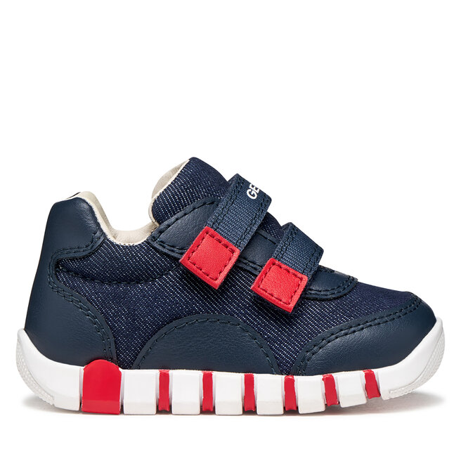 Sneakersy Geox B Iupidoo Boy B3555C 01354 C0735 Granatowy - chłopięce