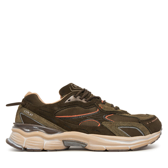Sneakersy REPLAY GMSD5.000.C0200T Khaki - męskie