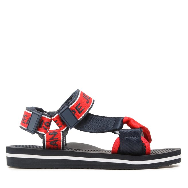 Sandały Pepe Jeans Pool Tape B PBS70056 Czerwony - chłopięce