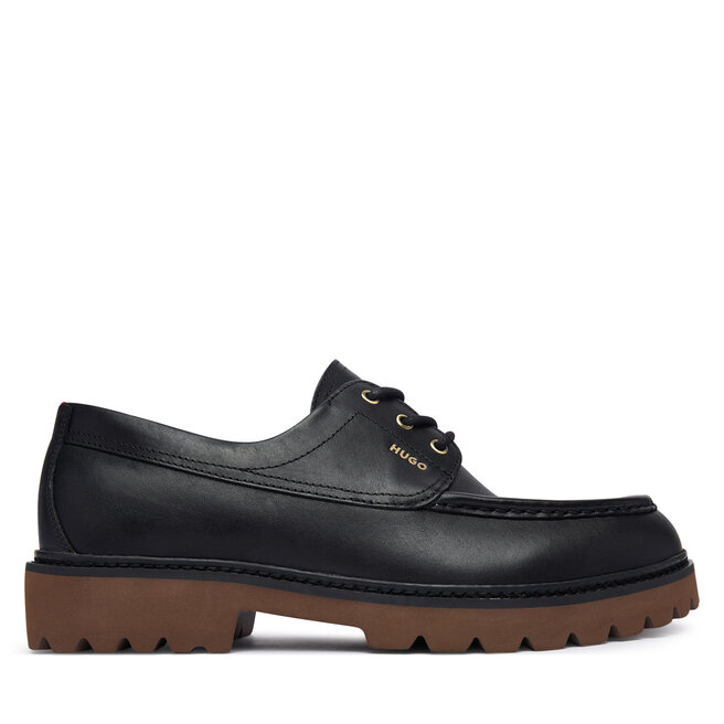 Półbuty HUGO Draven 50573692 Czarny - męskie