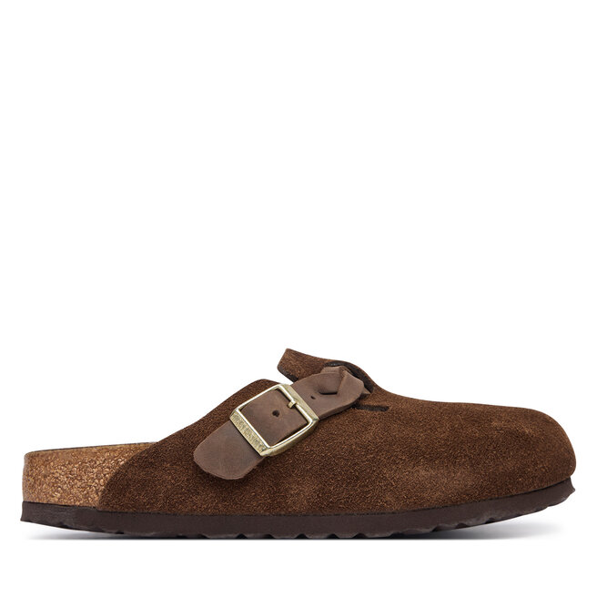 Klapki Birkenstock Boston Braided 1031716 Brązowy -