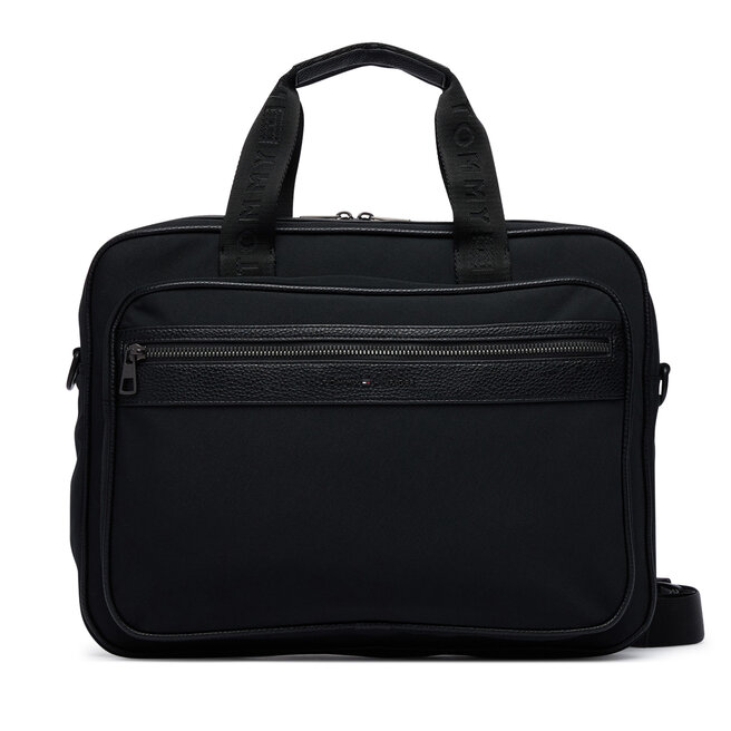 Torba na laptopa Tommy Hilfiger Th Repreve Computer Bag AM0AM14445 Czarny -
