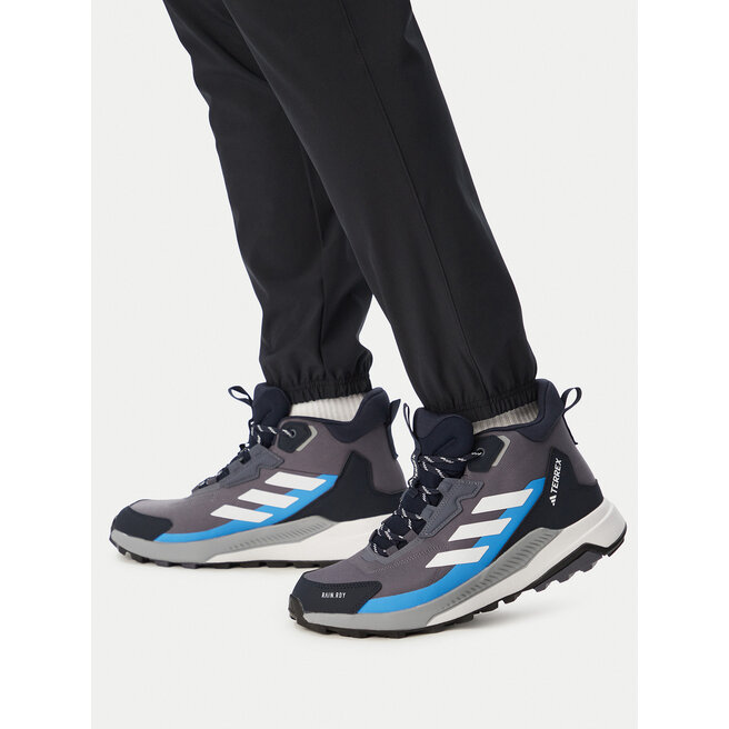 Trekkingi adidas Terrex Anylander Mid Rain.Rdy Hiking Shoes JR6593 Szary - męskie