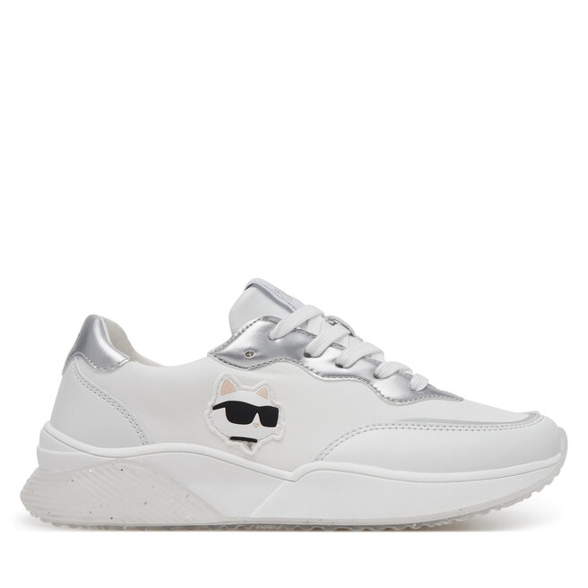 Sneakersy Karl Lagerfeld Kids Z30373 S Biały - dziewczęce
