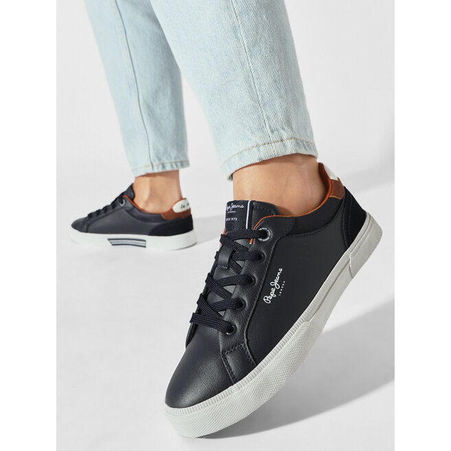 Sneakersy Pepe Jeans PBS30569 Granatowy - chłopięce