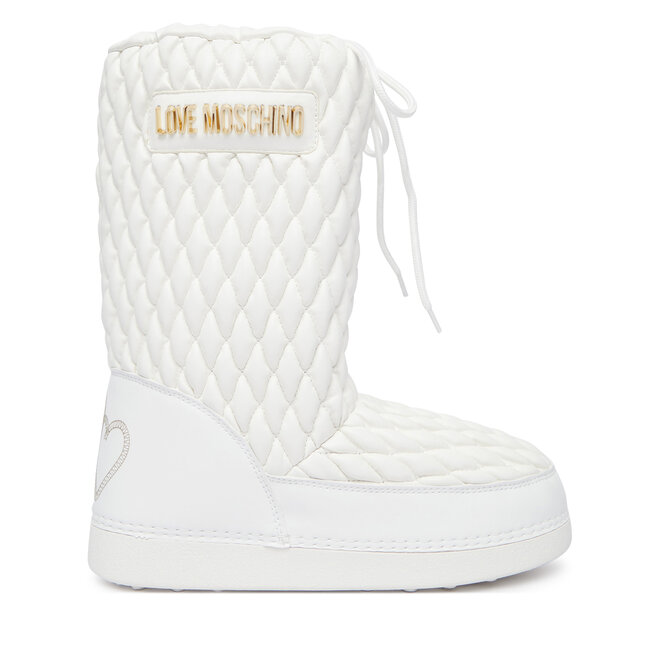 Śniegowce LOVE MOSCHINO JA24312G0PISQ100 Biały - kobiece