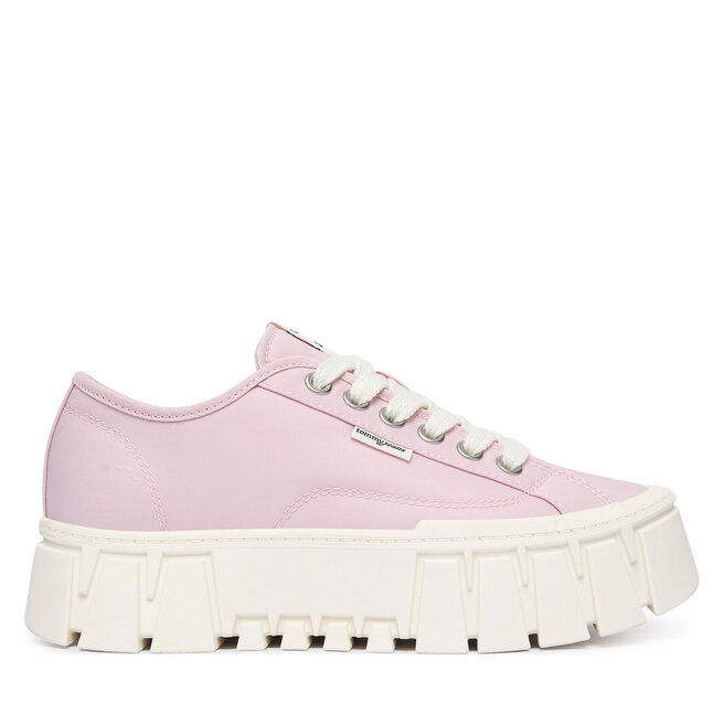 Sneakersy Tommy Jeans Tj Platform Sneaker EN0EN03098 Różowy jasny - kobiece