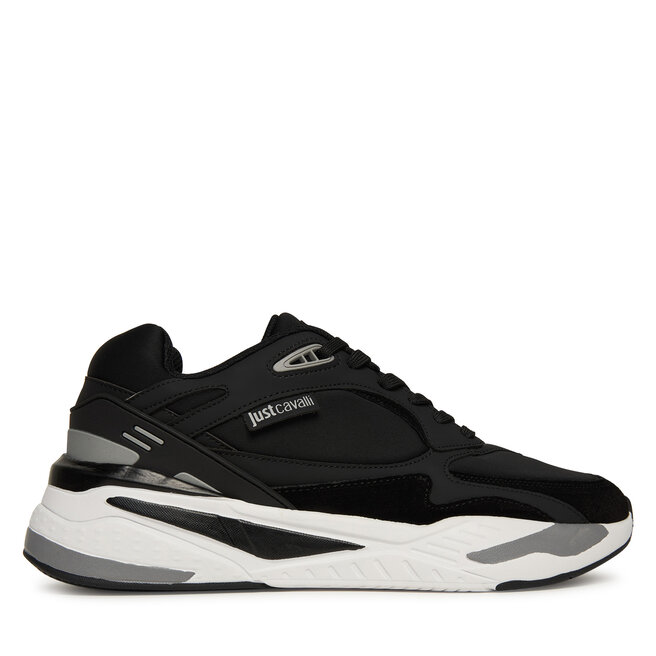 Sneakersy Just Cavalli 79QA3SD2 ZSD38 Czarny - męskie