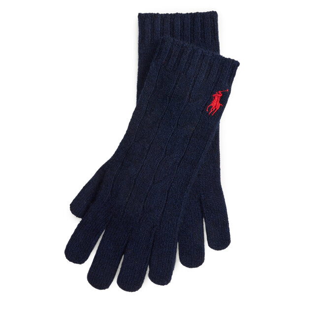 Rękawiczki Polo Ralph Lauren 455981440005 Granatowy - kobiece