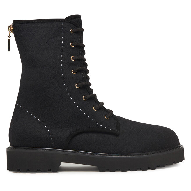 Trzewiki Max Mara Bakerzipwk 25247960126 Czarny - kobiece