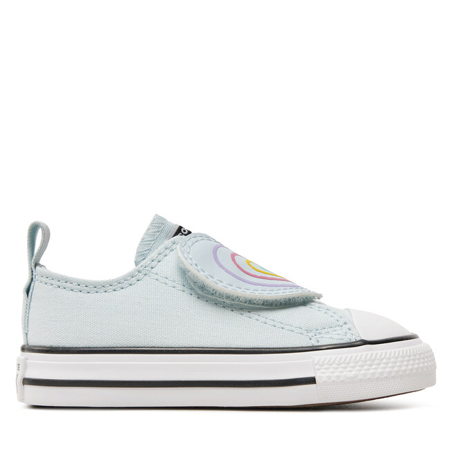 Trampki Converse Chuck Taylor All Star Heart Strap Easy-On A08380C Szary - dziewczęce