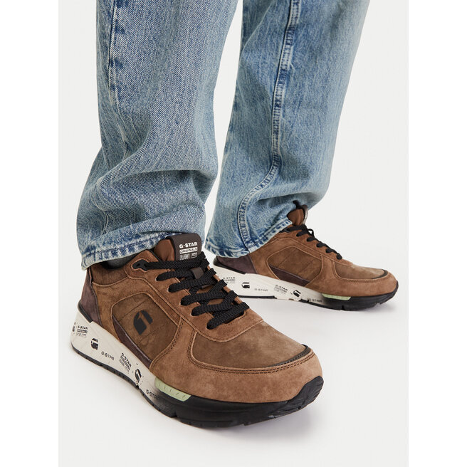 Sneakersy G-STAR EO-KOEN-01 Brązowy - męskie