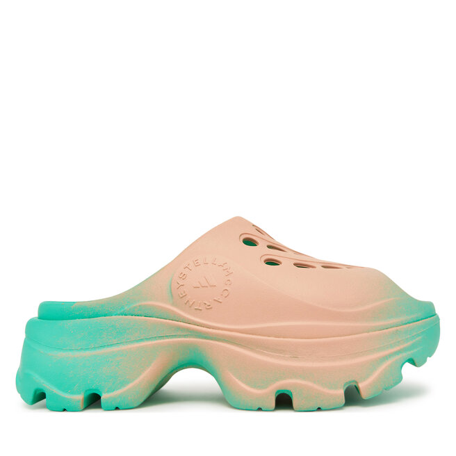 Klapki adidas by Stella McCartney Clogs JH8952 Zielony -