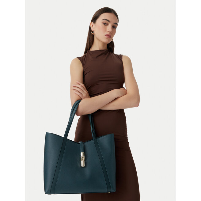 Torebka Furla Goccia L WB01788 BX3353 CN 4907S Zielony ciemny -