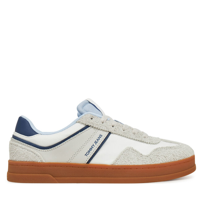 Sneakersy Tommy Jeans The Greenwich Mix Media EN0EN02730 Szary - kobiece