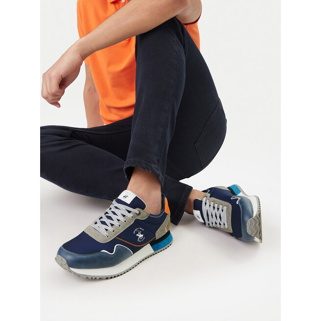 Sneakersy Beverly Hills Polo Club EO-GUIDIO-01 Granatowy - męskie