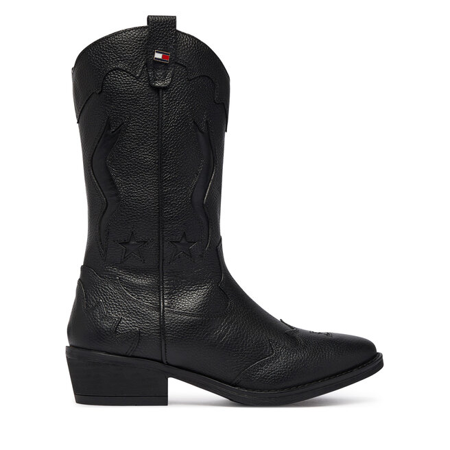 Kowbojki Tommy Hilfiger T3A6-35193-0036 Czarny - dziewczęce