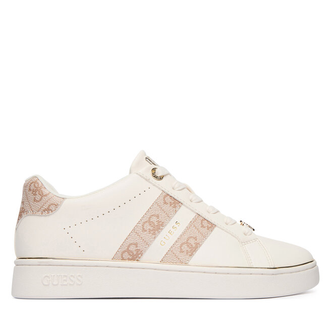 Sneakersy Guess FLTBRL ELE12 Kremowy - kobiece