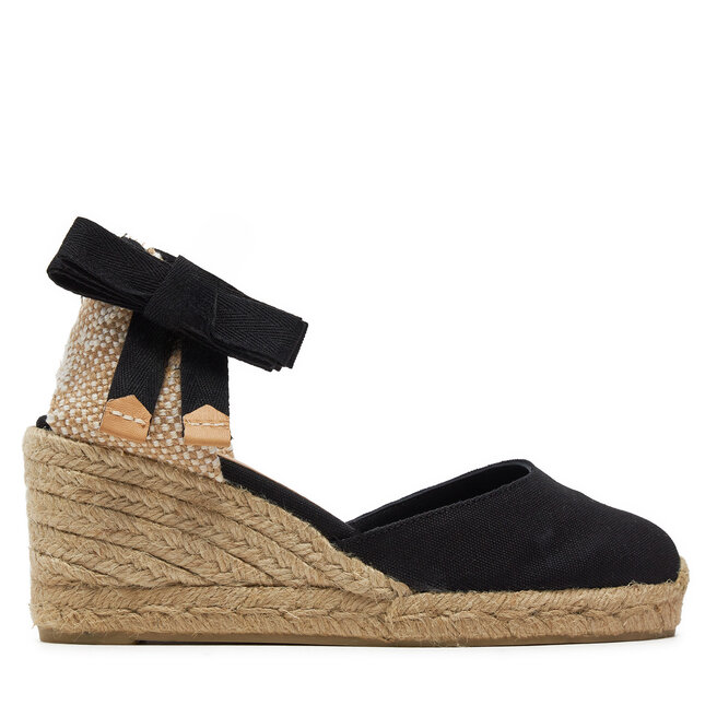 Espadryle Castañer Carina/6/001 020964 Czarny - kobiece